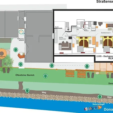 Danubio - Donau-resorium - Sauna, Wassersport, Tagung, Business & Urlaub Direkt An Der Donau - Loft, Suite, Huette, Appartement Donauwörth